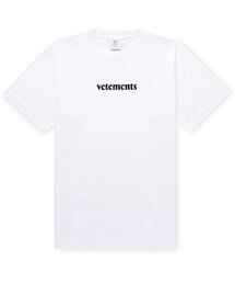 VETEMENTS | Vetements Appliqued Logo-Print Cotton-Jersey T-Shirt(Tシャツ/カットソー)