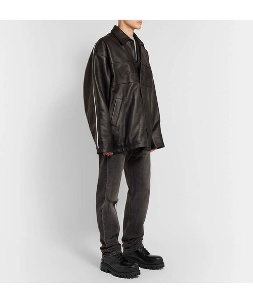 BALENCIAGA（バレンシアガ）の「Balenciaga Strike Leather Boots（ブーツ・メンズ・Black・Eu 43/Eu 44/Eu 45）」の5枚目の写真