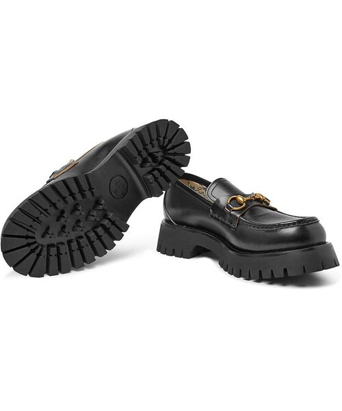 GUCCI(グッチ)の「Gucci Horsebit Leather Loafers(その他シューズ・メンズ・Black・Uk 5/Uk 7/Uk 7.5/Uk 8/Uk 8.5/Uk 9/Uk 9.5/Uk 10/Uk 10.5/Uk 12)」の2枚目の写真