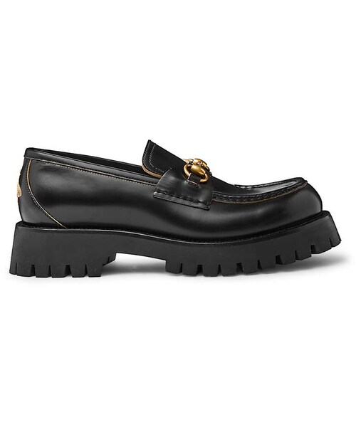 GUCCI(グッチ)の「Gucci Horsebit Leather Loafers(その他シューズ・メンズ・Black・Uk 5/Uk 7/Uk 7.5/Uk 8/Uk 8.5/Uk 9/Uk 9.5/Uk 10/Uk 10.5/Uk 12)」の3枚目の写真