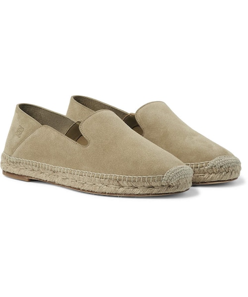 LOEWE(ロエベ)の「Loewe Collapsible-Heel Suede Espadrilles(その他シューズ・メンズ・neutrals・Eu 39/Eu 40/Eu 41/Eu 42/Eu 43/Eu 44)」の1枚目の写真