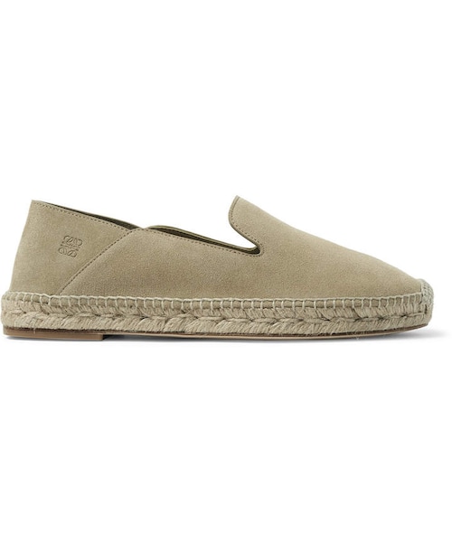LOEWE(ロエベ)の「Loewe Collapsible-Heel Suede Espadrilles(その他シューズ・メンズ・neutrals・Eu 39/Eu 40/Eu 41/Eu 42/Eu 43/Eu 44)」の2枚目の写真