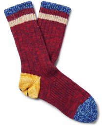 KAPITAL | Kapital Smiley Cotton And Hemp-Blend Socks(ソックス/靴下)