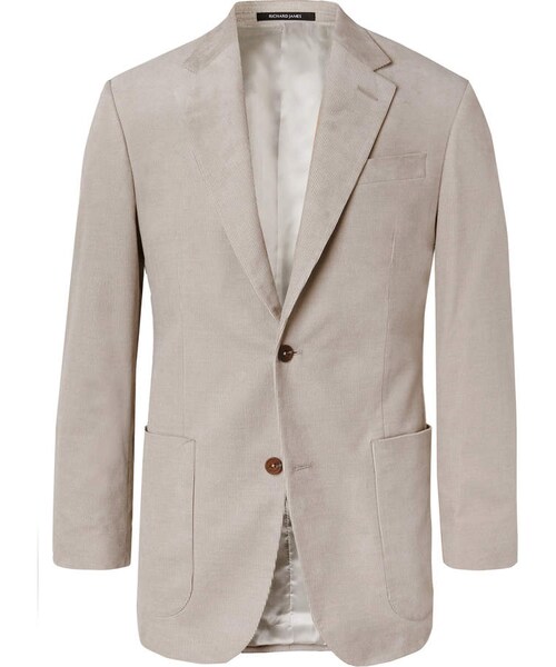 Richard James リチャード ジェームス の Richard James Pink Hyde Slim Fit Cotton Corduroy Suit Jacket フォーマルスーツ 小物 Wear