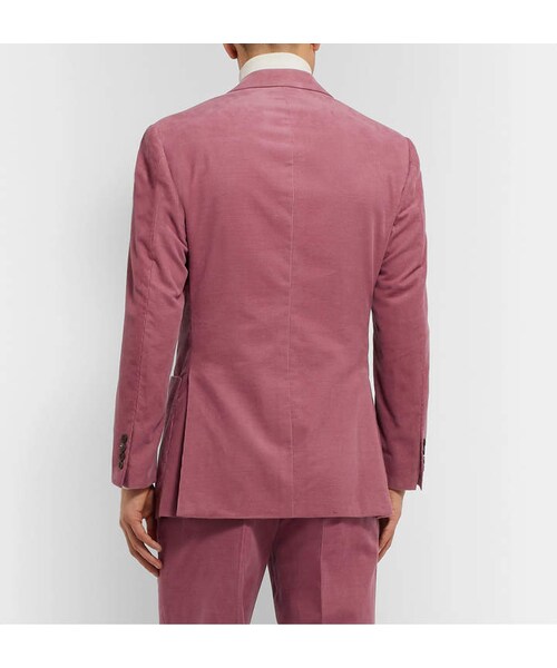 RICHARD JAMES(リチャード ジェームス)の「Richard James Pink Hyde Slim-Fit Cotton-Corduroy Suit Jacket(フォーマルスーツ/小物・メンズ・Pink・Uk/us 36/Uk/us 38/Uk/us 40/Uk/us 42/Uk/us 44)」の2枚目の写真