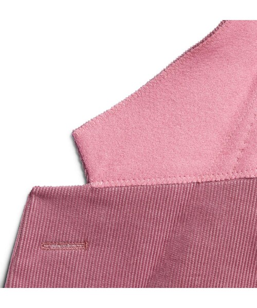 RICHARD JAMES(リチャード ジェームス)の「Richard James Pink Hyde Slim-Fit Cotton-Corduroy Suit Jacket(フォーマルスーツ/小物・メンズ・Pink・Uk/us 36/Uk/us 38/Uk/us 40/Uk/us 42/Uk/us 44)」の3枚目の写真