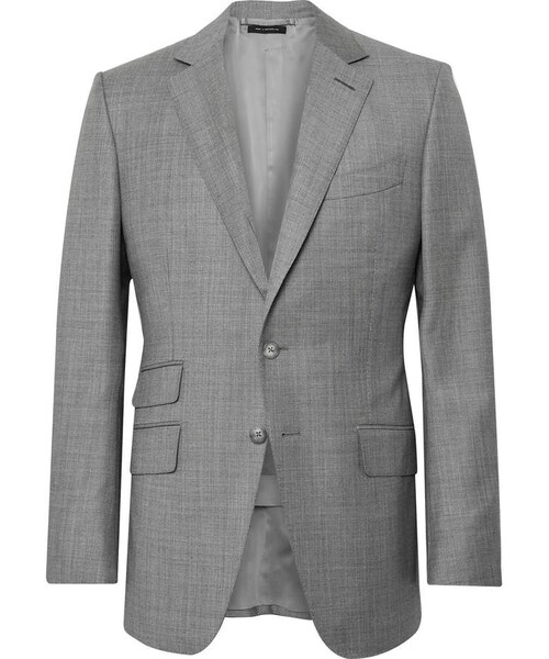 TOM FORD
ブラック マネークリップ カードケース TOM FORD（トム フォード）の「Tom Ford Grey O'connor Slim-Fit Super