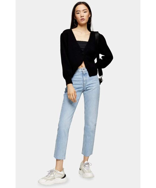 TOPSHOP（トップショップ）の「Topshop CONSIDERED Bleach Straight Jeans（デニムパンツ・レディース・Blue・W3230/W2632/W2832/W3030/W3232/W3432/W2434/W3434/W2432/W2530/W2830/W2634/W3034/W2532/W3632/W3630/W2534/W2834/W2630/W3234/W3430/W3032/W3634）」の5枚目の写真