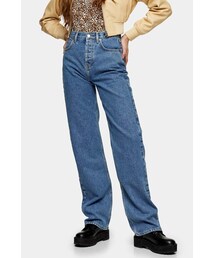 Topshop Mid Blue 90s Straight Jeans