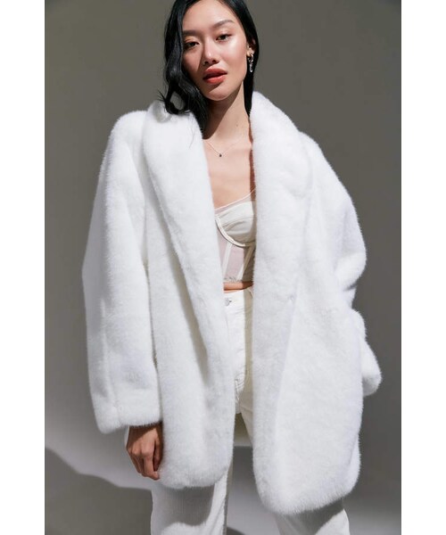 I.AM.GIA（アイアムジーア）の「I.Am.Gia I.AM.GIA Nya Faux Fur Coat 