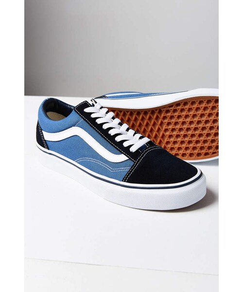 VANS（バンズ）の「Vans Old Skool Sneaker（スニーカー・レディース・Black/Blue・W 9/m 7.5/W 5/m 3.5/W 8.5/m 7/W 9.5/m 8/W 6/m 4.5/W 6.5/m 5/W 7/m 5.5/W 7.5/m 6）」の8枚目の写真