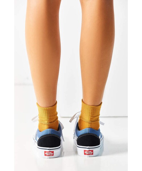 VANS（バンズ）の「Vans Old Skool Sneaker（スニーカー・レディース・Black/Blue・W 9/m 7.5/W 5/m 3.5/W 8.5/m 7/W 9.5/m 8/W 6/m 4.5/W 6.5/m 5/W 7/m 5.5/W 7.5/m 6）」の11枚目の写真