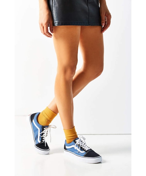 VANS（バンズ）の「Vans Old Skool Sneaker（スニーカー・レディース・Black/Blue・W 9/m 7.5/W 5/m 3.5/W 8.5/m 7/W 9.5/m 8/W 6/m 4.5/W 6.5/m 5/W 7/m 5.5/W 7.5/m 6）」の12枚目の写真