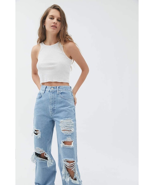 Bdg godfather cutoff cropped tank top Clearance