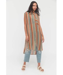 URBAN OUTFITTERS | Urban Outfitters UO Mark Striped Tunic Top (その他トップス)