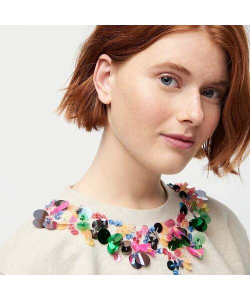 J.Crew（ジェイクルー）の「J.Crew Embellished fleece sweatshirt（スウェット）」 WEAR