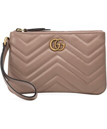 Gucci Quilted Leather Wristlet