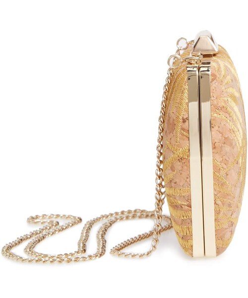 Nordstrom（ノードストロム）の「Nordstrom Embroidered Cork Minaudiere（クラッチバッグ）」 WEAR