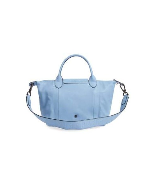 LONGCHAMP（ロンシャン）の「Longchamp Small Le Pliage Cuir Leather Shoulder Bag（ショルダーバッグ・レディース・Blue/Pink/White・One Size）」の5枚目の写真