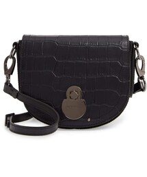 LONGCHAMP | Longchamp Small Cavalcade Crocodile Embossed Leather Crossbody Bag(ショルダーバッグ)