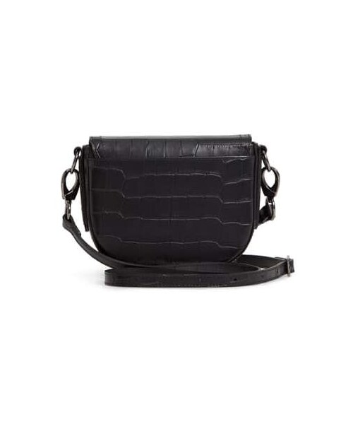 LONGCHAMP(ロンシャン)の「Longchamp Small Cavalcade Crocodile Embossed Leather Crossbody Bag(ショルダーバッグ・レディース・Black・One Size)」の2枚目の写真