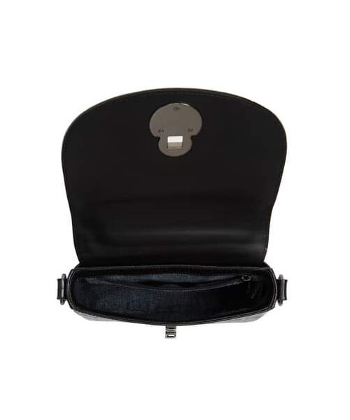 LONGCHAMP(ロンシャン)の「Longchamp Small Cavalcade Crocodile Embossed Leather Crossbody Bag(ショルダーバッグ・レディース・Black・One Size)」の5枚目の写真