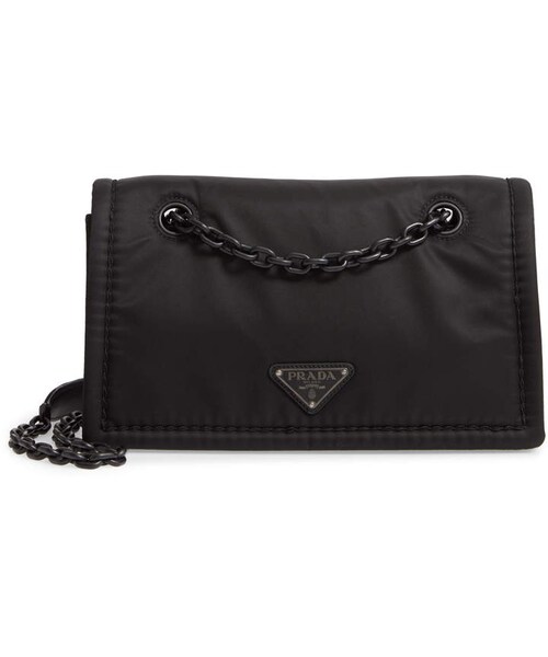 PRADA（プラダ）の「Prada Chain Flap Crossbody Bag（ショルダーバッグ）」 WEAR