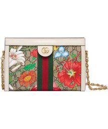 Gucci Small Ophidia Floral GG Supreme Canvas Shoulder Bag