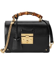 GUCCI | Gucci Padlock Bamboo Handle Leather Shoulder Bag(ショルダーバッグ)