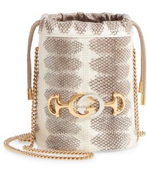 Gucci MiniGenuine Snakeskin Bucket Bag