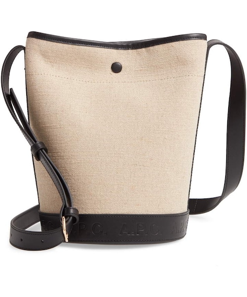 ショルダーバッグ・ポシェット Helene Shoulder Bag - A.P.C. - Canvas - Black A.P.C. Helene Canvas Shoulder Bag | Neutrals | FARFETCH