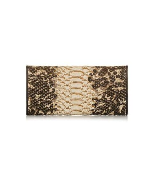 Brahmin(ブラーミン)の「Brahmin Veronica Python Embossed Leather Wallet(財布・レディース・Brown・One Size)」の2枚目の写真