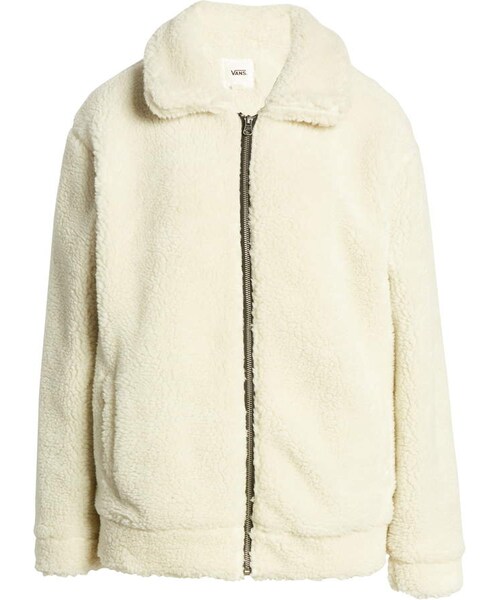 VANS（バンズ）の「Vans Snow Out Fleece Jacket（ジャケット/アウター・レディース・White・X-small/Large/Small/X-large/Medium）」の3枚目の写真