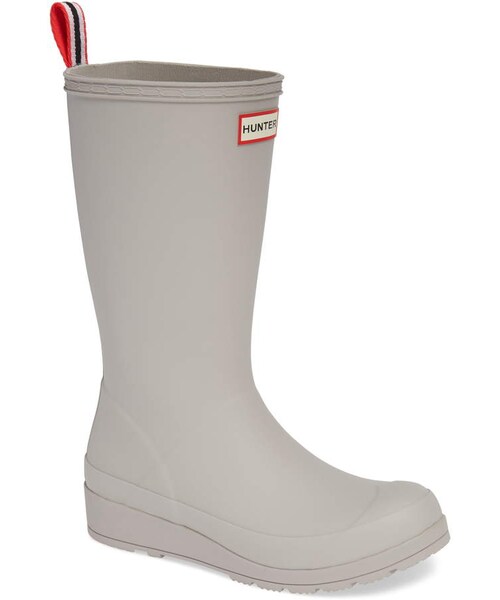HUNTER(ハンター)の「Hunter Original Play Tall Waterproof Rain Boot(ブーツ・レディース・Green/Gray/Purple/Red・11 M/8 M/9 M/10 M/5 M/6 M/7 M)」の2枚目の写真