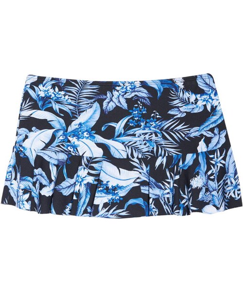Tommy Bahama(トミーバハマ)の「Tommy Bahama Indigo Garden Skirted Bikini Bottoms(水着・レディース・Blue・Large/Small/Medium/X-large/X-small)」の4枚目の写真