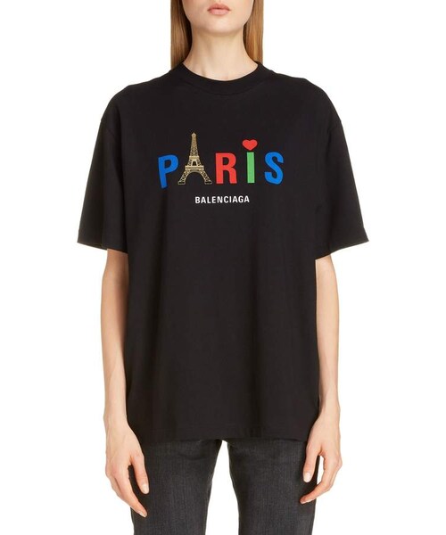 BALENCIAGA（バレンシアガ）の「Balenciaga Paris Love Logo Graphic 