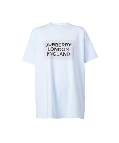 BURBERRY(バーバリー)の「Burberry Ariana Logo Print Graphic Tee(Tシャツ/カットソー・レディース・Blue・Medium/Xx-small/X-small/X-large/Large/Small/Xx-large)」の3枚目の写真