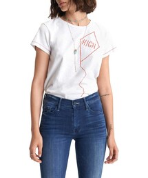 MOTHER The Sinful Embroidered T-Shirt