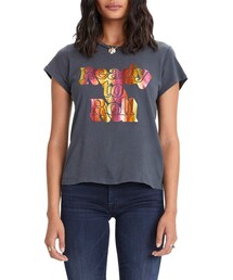 MOTHER 'The Boxy Goodie Goodie' Cotton Graphic Tee