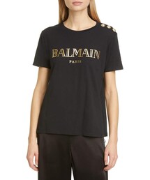 BALMAIN | Balmain Vintage Logo Cotton T-Shirt(Tシャツ/カットソー)