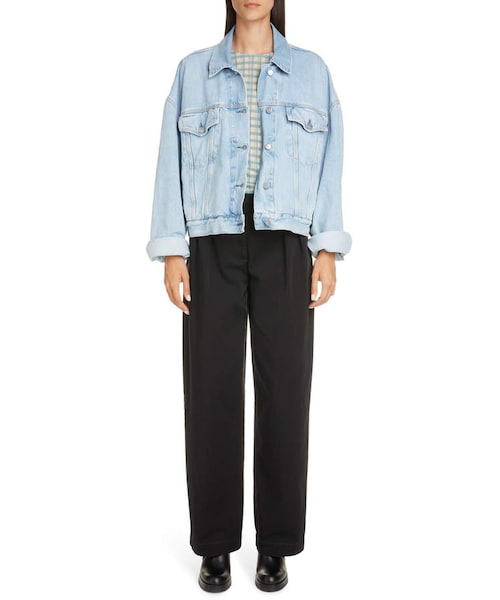 Acne Studios(アクネストゥディオズ)の「Acne Studios Pavi Cotton Twill Pants(その他パンツ・レディース・Black・4 Us / 34 Eu/2 Us / 32 Eu/8 Us / 38 Eu/10 Us / 40 Eu/6 Us / 36 Eu)」の4枚目の写真