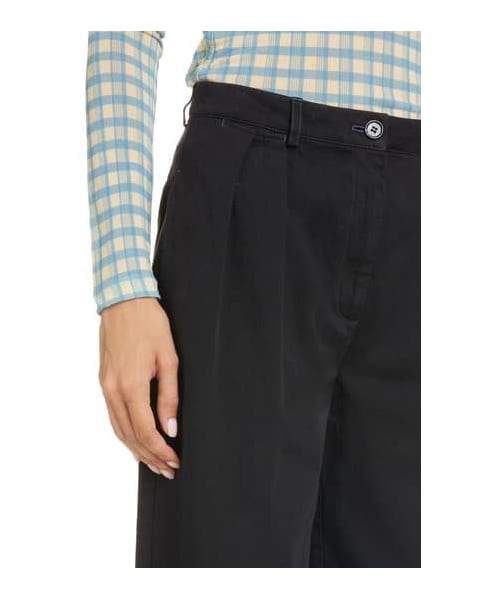 Acne Studios(アクネストゥディオズ)の「Acne Studios Pavi Cotton Twill Pants(その他パンツ・レディース・Black・4 Us / 34 Eu/2 Us / 32 Eu/8 Us / 38 Eu/10 Us / 40 Eu/6 Us / 36 Eu)」の5枚目の写真