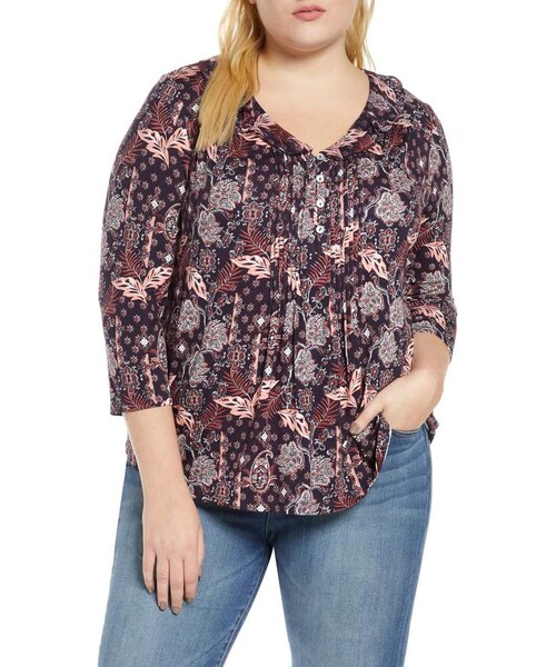 Daniel Rainn（ダニエル レイン）の「Daniel Rainn Mixed Media Top（）」 WEAR