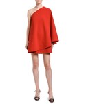 Valentino的「Valentino One-Shoulder Shift Dress（洋裝）」