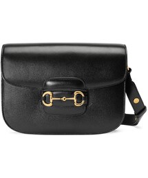 Gucci 1955 Horsebit Small Textured Leather Shoulder Bag
