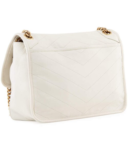Saint Laurent(サンローラン)の「Saint Laurent Niki Medium Monogram YSL Lamb Leather Shoulder Bag(ショルダーバッグ・レディース・White/Black・One Size)」の4枚目の写真
