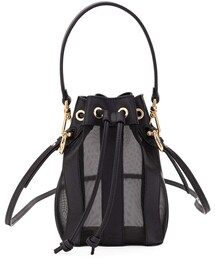 FENDI | Fendi Mon Tresor Mini Leather & Mesh Bucket Bag (ショルダーバッグ)