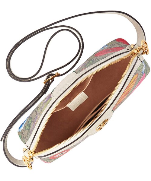 GUCCI（グッチ）の「Gucci Ophidia Small GG Flora Shoulder Bag（ショルダーバッグ・レディース・White・One Size）」の4枚目の写真