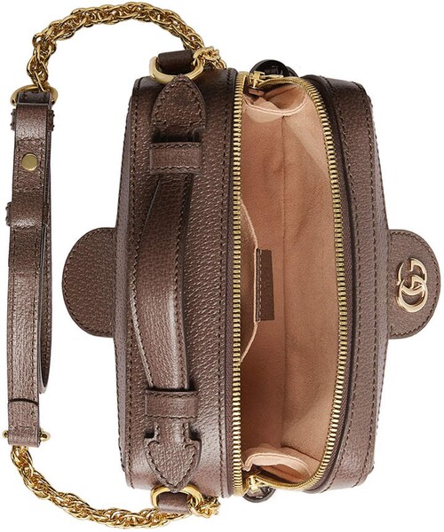 GUCCI（グッチ）の「Gucci Ophidia Mini GG Supreme Top-Handle Shoulder Bag（ショルダーバッグ・レディース・Brown・One Size）」の4枚目の写真