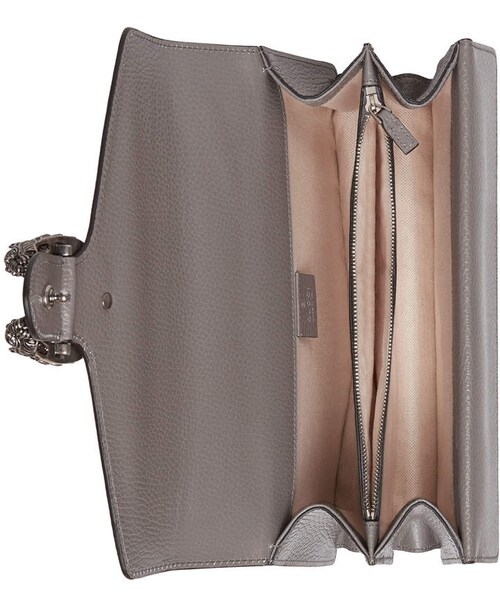 GUCCI（グッチ）の「Gucci Dionysus Pebbled Leather Shoulder Bag（ショルダーバッグ・レディース・Gray・One Size）」の3枚目の写真